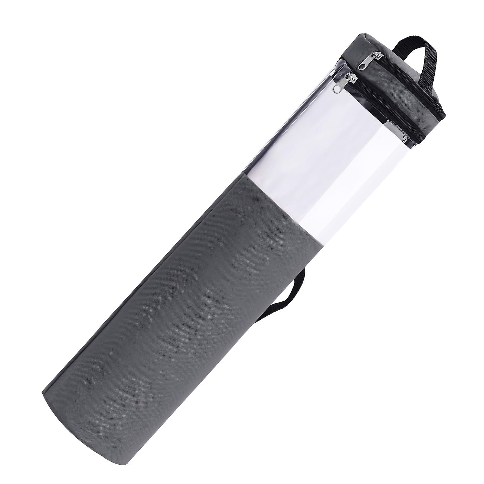 100% New Wrapping Paper Storage & Gift Wrap Organizer - Fits Up To 20 Long 42 Rolls - Clear Window to See Inside - Section
