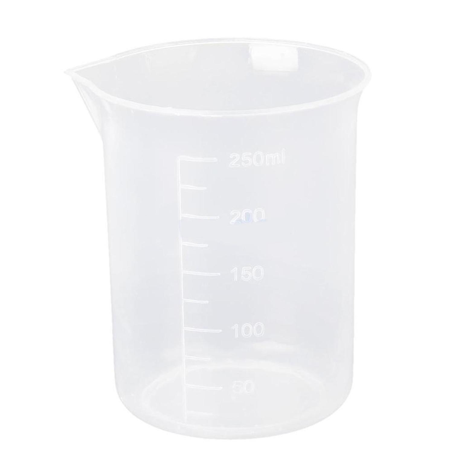 Measuring Cup Transparent Corrosion Resistant Polypropylene Numeric Graduations Beaker for Home