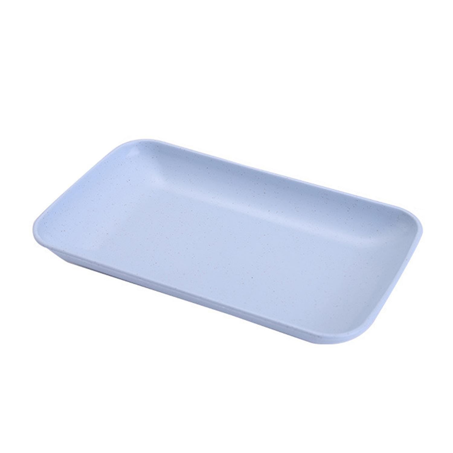 Serving Plate Food Grade Stackable Plastic Nordic Style Table Snack Serving Plate Dessert Tray Home