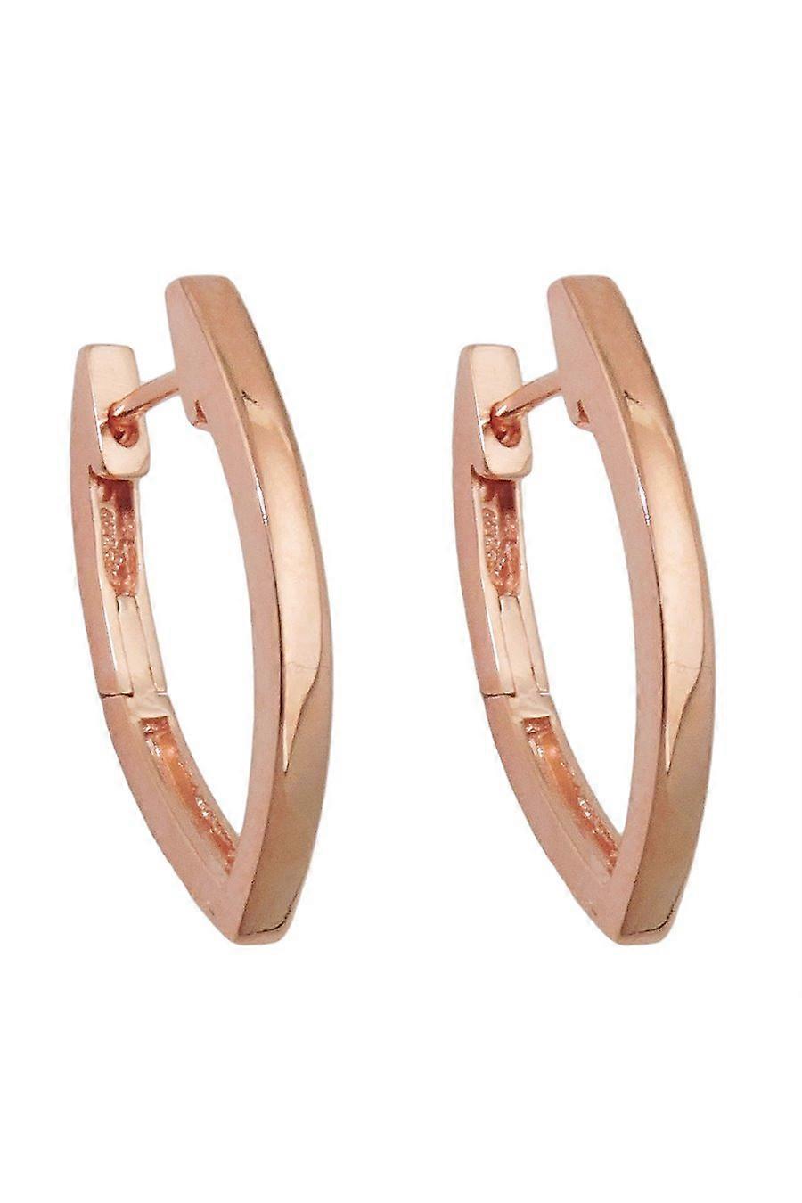 Hoop Earrings Redgold-plated Silver 925 - Gl93693