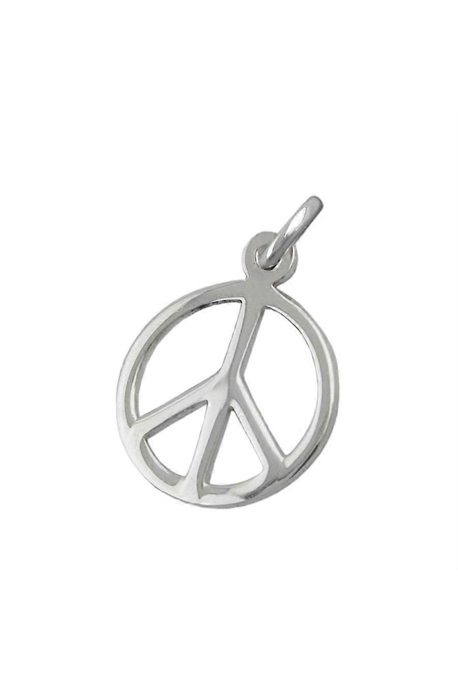 Pendant Peace Sign Silver 925 - Gl90138