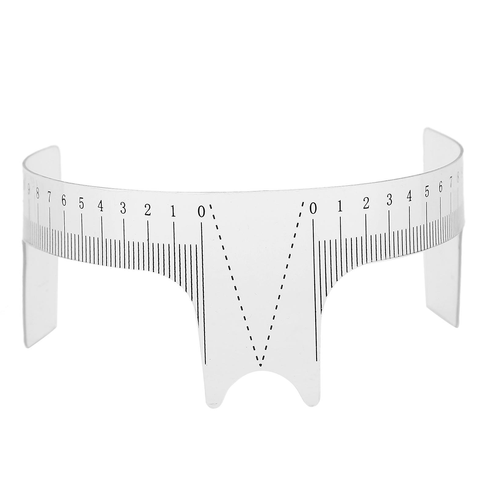Professional Eyebrow Positioning Ruler Measuring Tool for Microblading Eyebrow Shape Design