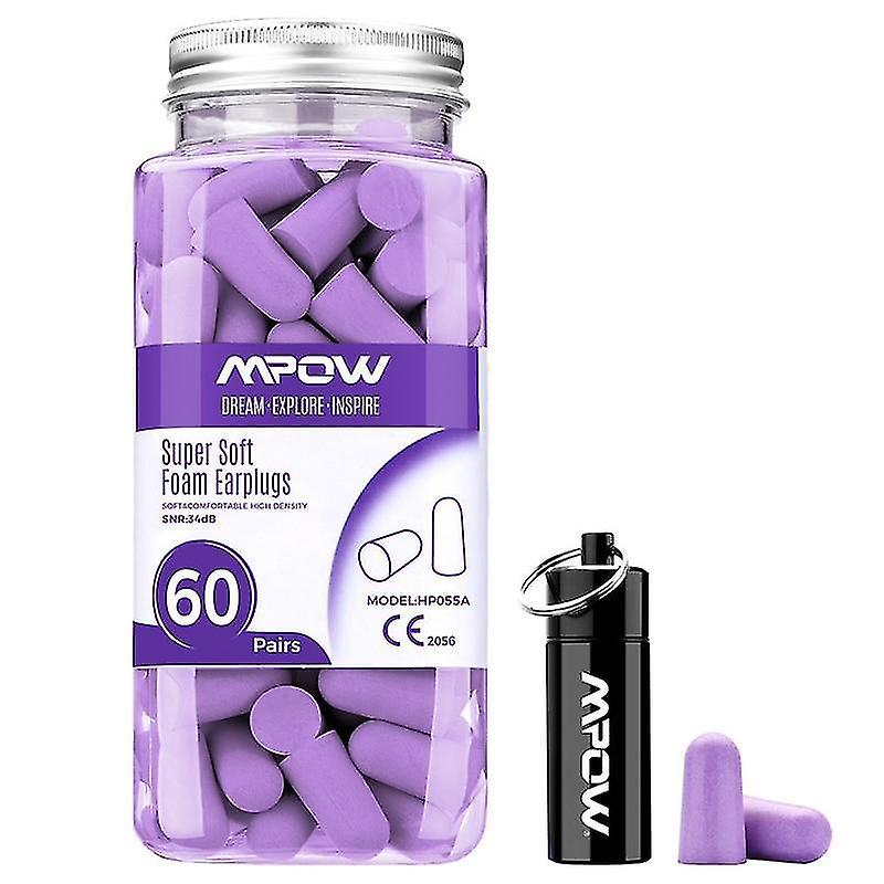 Purple Ear Plugs Noise Blocker filter Hearing Protector Noise Reduction Carrying