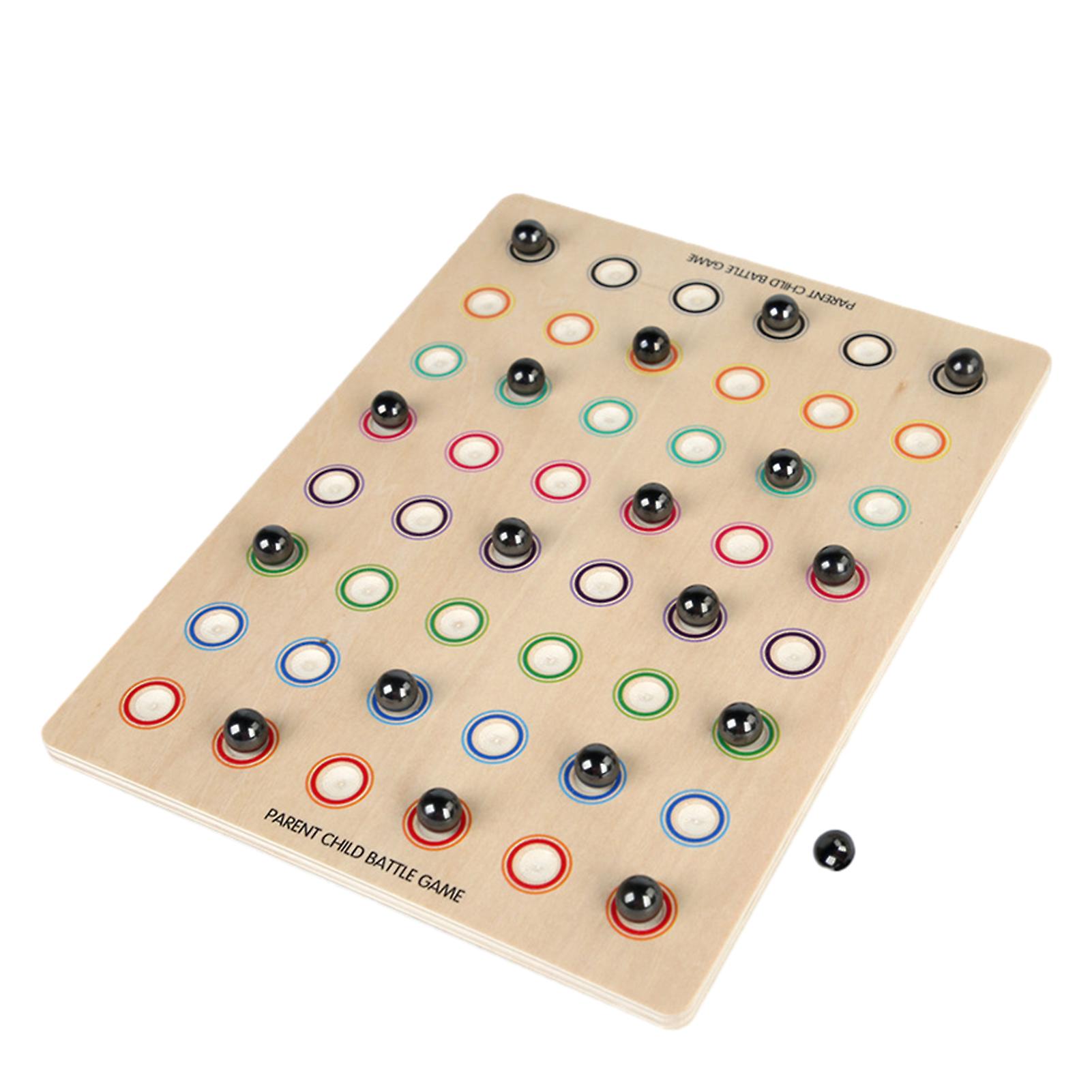 Desktop Game Magnets Chesses Strategies Training Educational Desktop Game for Home