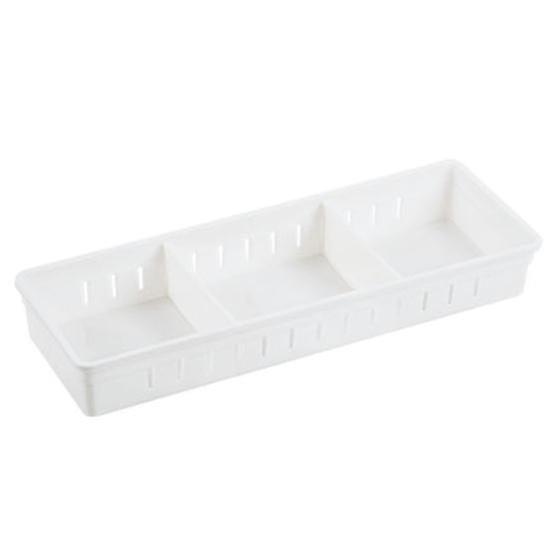 Storage Box Multipurpose Space-saving Useful Dividing Grid Cutlery Kitchen Tools