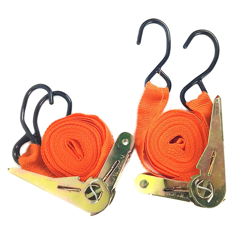 2 Pcs Endless Ratchet Strap Tie Downs High Strength Multipurpose Durable Load Cargo