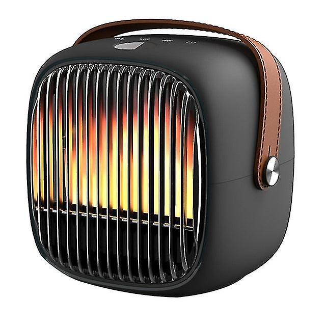 Portable Electric Air Heater Both Cold And Hot Mode Led Display Contact Control Electric Space Heater Warmer(eu Plug)