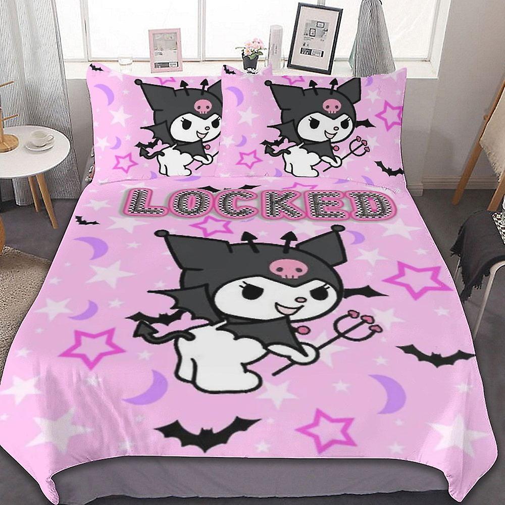 クロミ寝具セットかわいいベッドカバーアニメ漫画3Dプリント軽量部屋の