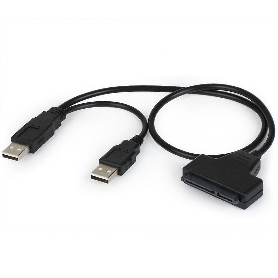 Harddisk 7+15 pin SATA til USB 2.0 adapterkabel Harddisk datakabel