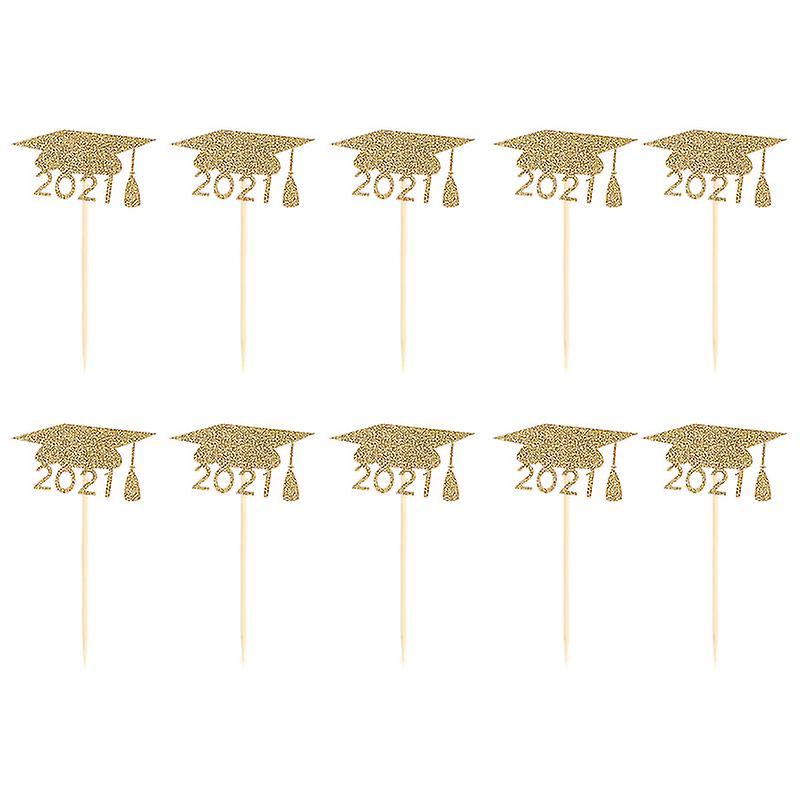 24pcs Graduation Party Cake Toppers