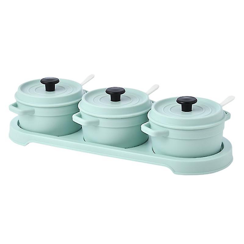 1set Pot Shape Condiment Jar