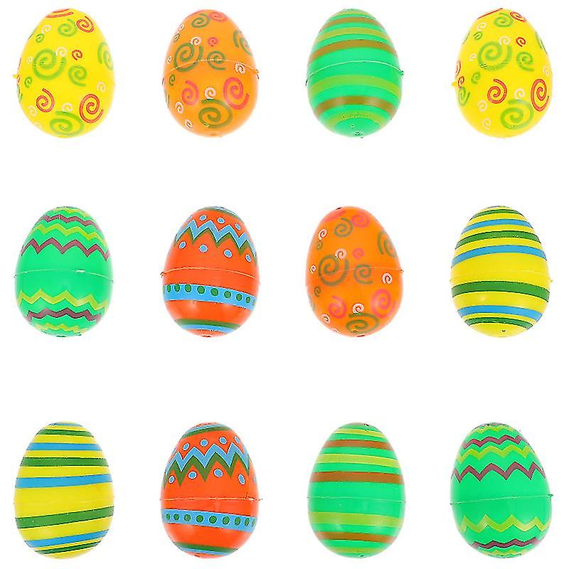 12pcs Colorful Easter Eggs