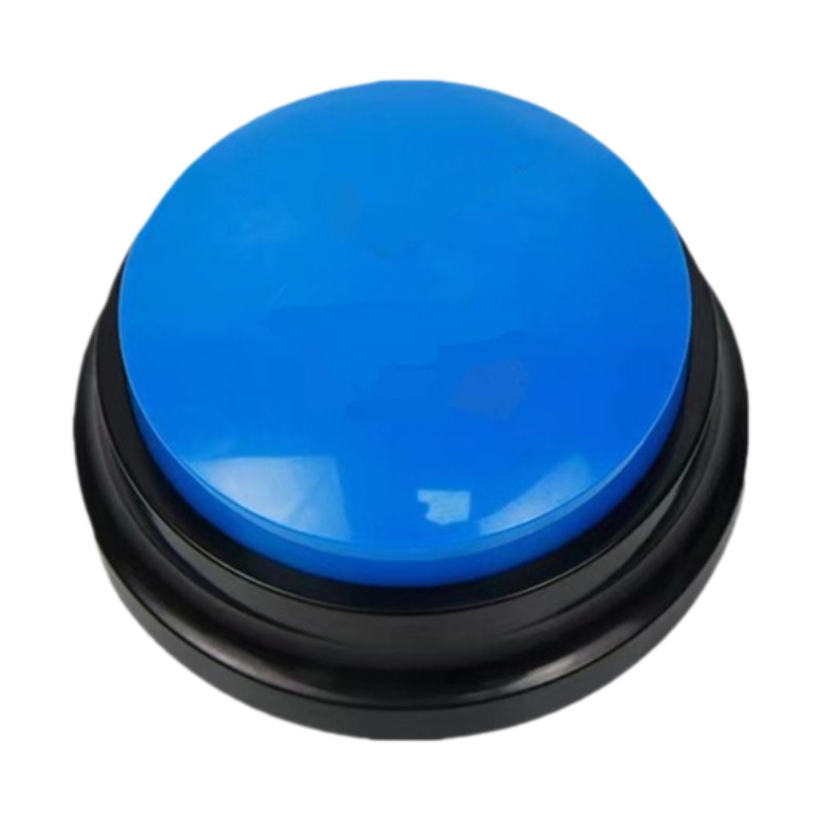 Recordable Talking Button Gags Gifts Interactive Toy 30S Answer Buzzers dark blue