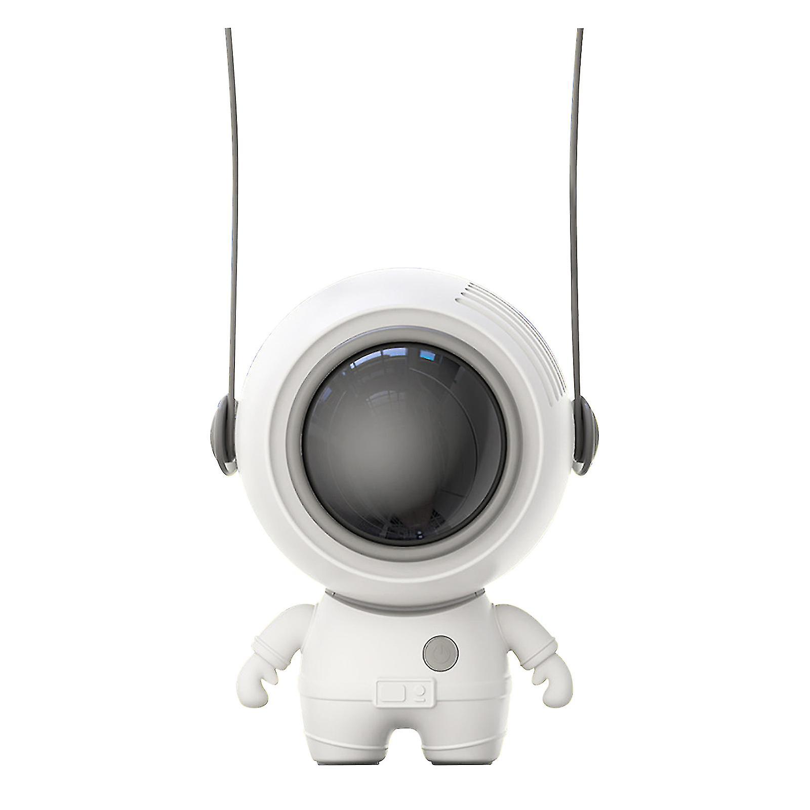 USB Portable Lanyard Small Fan Hanging Neck Handheld Mini Leafless Spaceman Small Fan