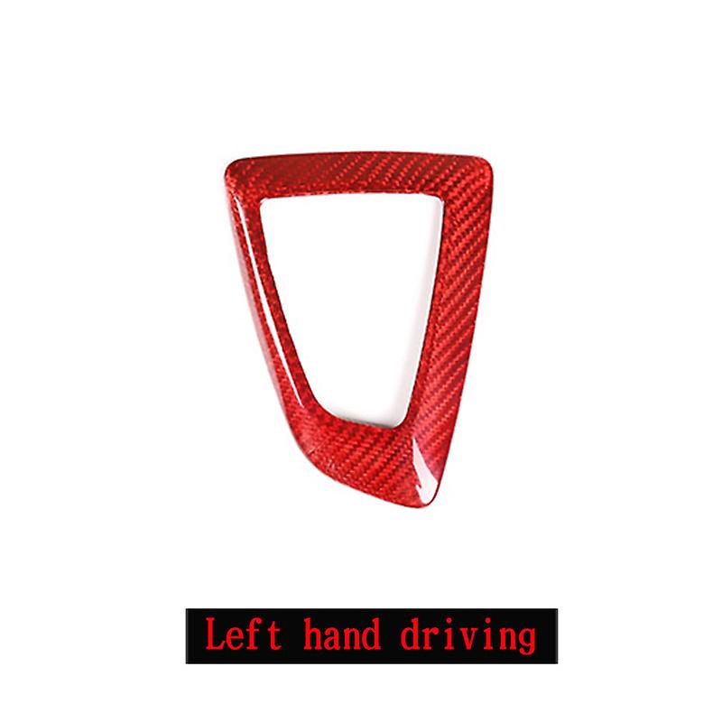 Rhd Lhd Real Carbon Fiber For Bmw F20 F21 F22 F23 F30 F34 F35 F33 F36 Car Gear Shift Frame Trim Right Left Hand Drive Red