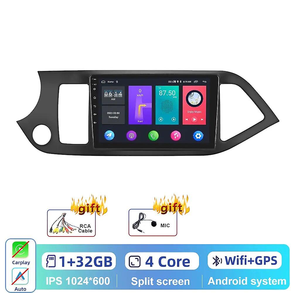 Android DSP Autoradio Multimidia Video Player Navigation GPS für Kia Picanto 2012-2016 2din Wifi Carplay Head-Unit