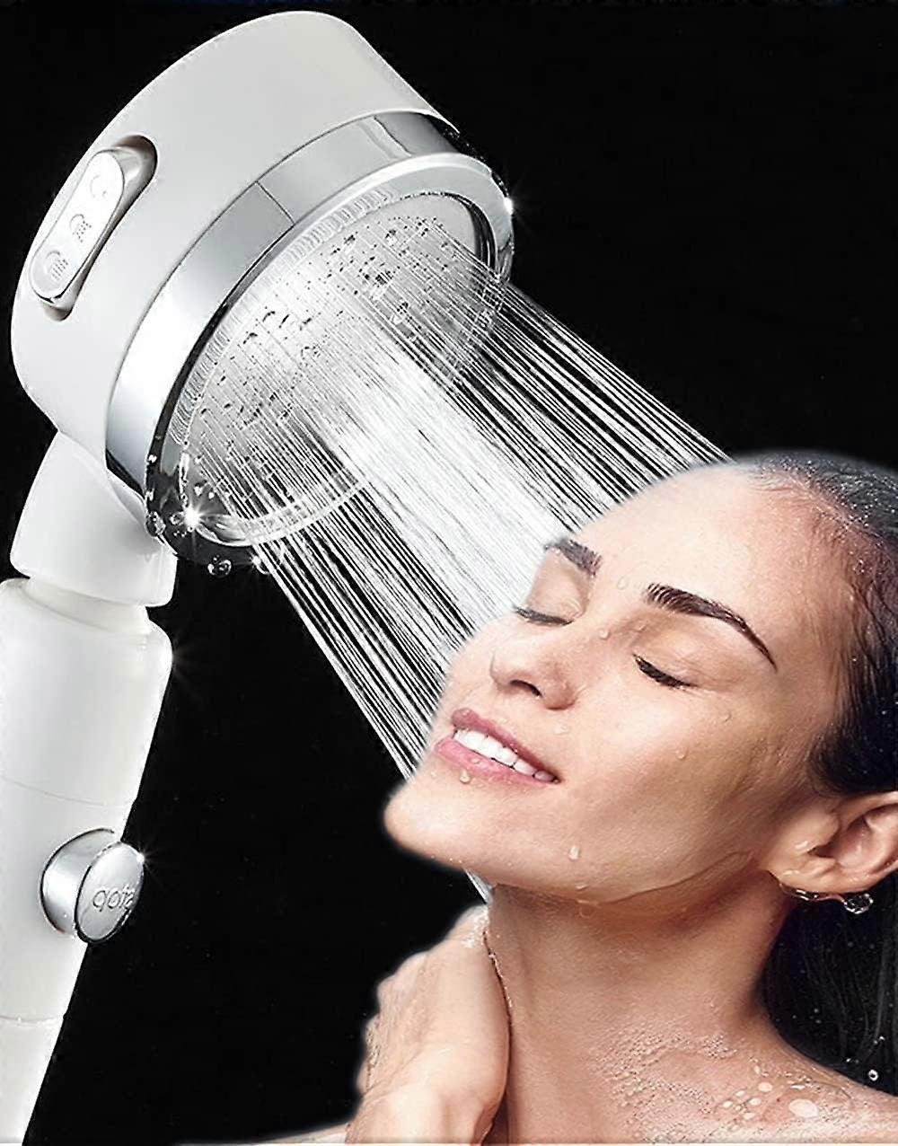 3 modes detachable water saving shower and water saving button, shower stop button, high pressure shower, universal water saving shower