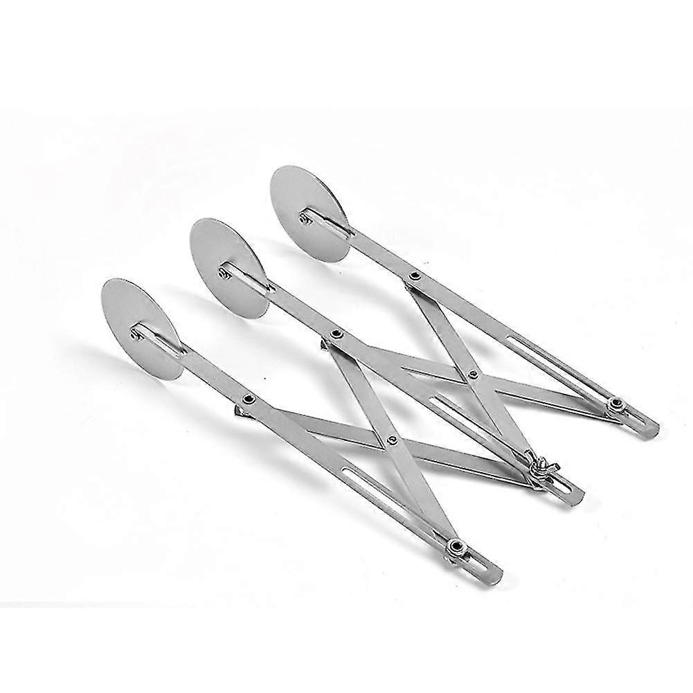 3/5/7 hjulskærer Justerbar dejdeler Side Pasta Kniv Fleksibel