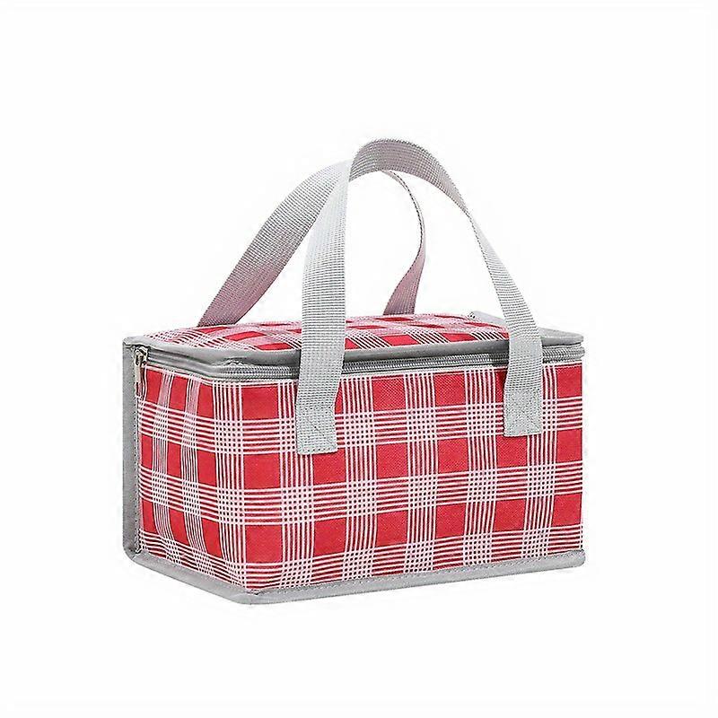 Large Insulated Delivery Bag for Hot and Cold Food - Reusable and Portable Bento Bag for Outdoor Camping, Picnic, and Gifts for Mom - Keep Food Fresh