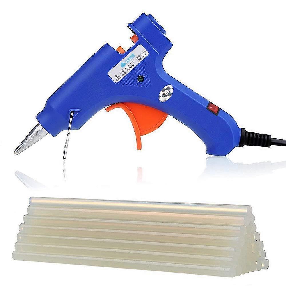 Xelparuc Glue Guns, Mini Hot Glue Gun AC 110-230V High Temperature Melting Glue Gun kit with 25 Glue Sticks Flexible Trigger for DIY Small Craft Proje
