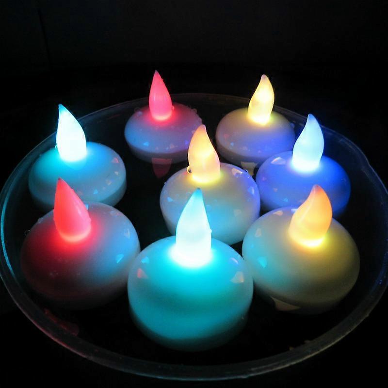Intelligent sensing water float candle led waterproof candle lamp
