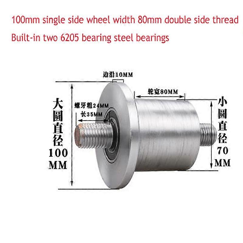 Freight Train Track Wheel / Freight Elevator Elevator Channel Steel Pulley / Light Rail Gate Groove Wheel / Subway Mine I-beam