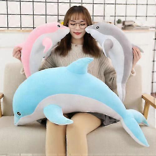 أطفال ضخمة لطيف دولفين أفخم اللعب محشوة لينة الحيوان وسادة أفخم دمى الهدايا