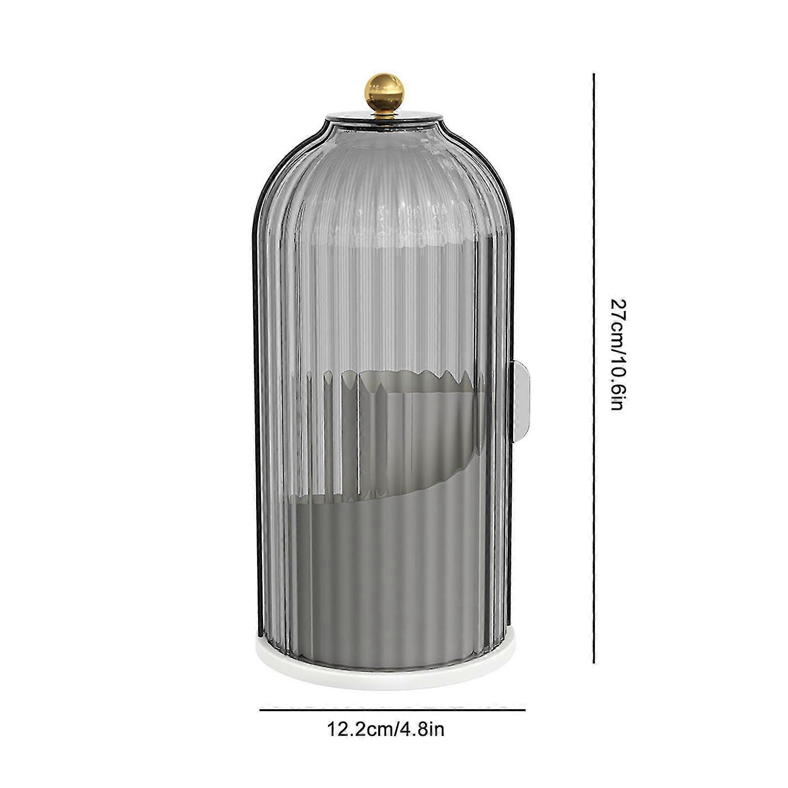 Makeup Brush H Izer With Lid,360 Rotating Clear D Makeup Bru Izer