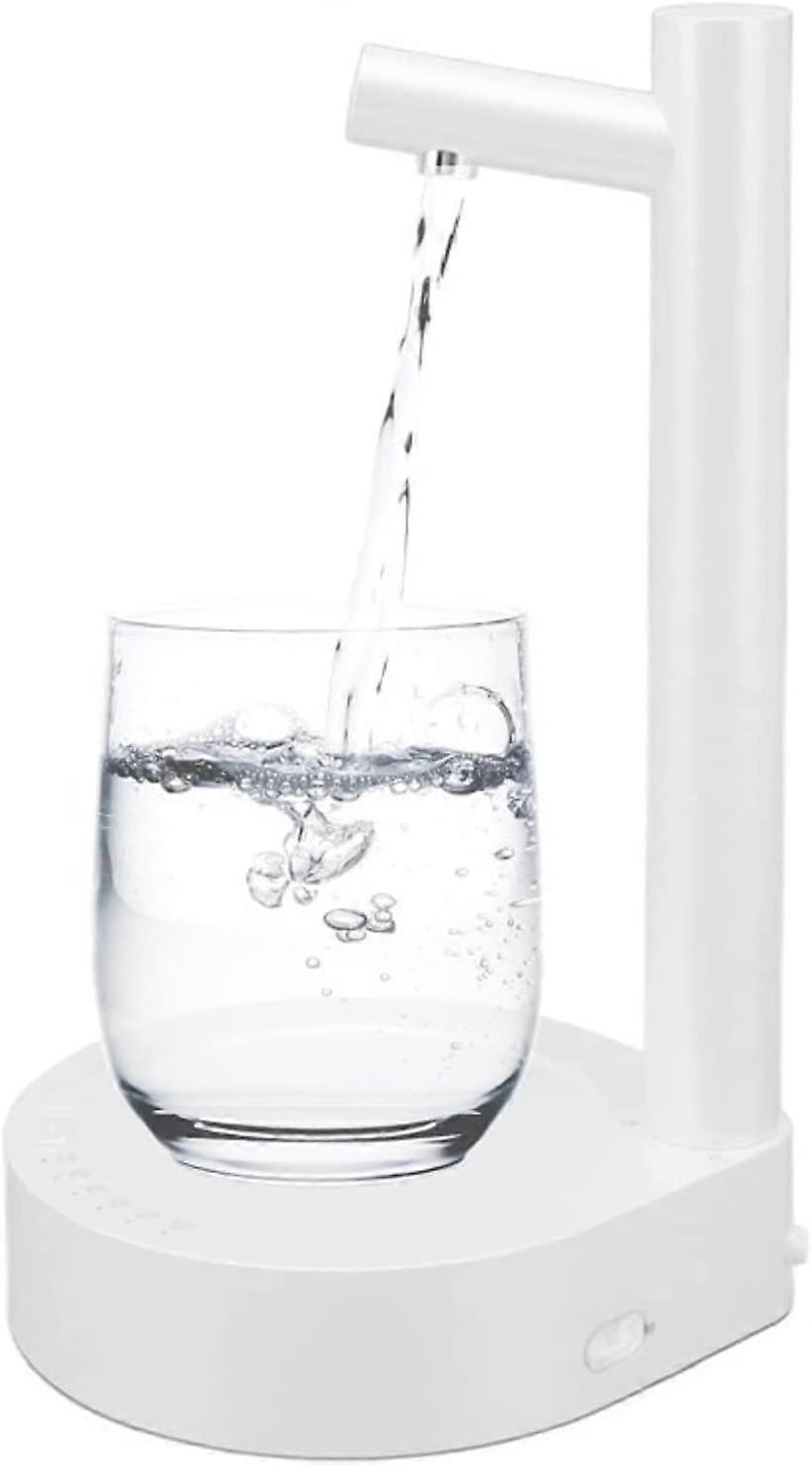Desktop elektrisk vandflaskepumpe, bærbar USB-opladning Automatisk drikkevandsdispenser (sort)
