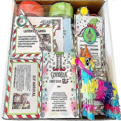 2023 Elf Requisiten Set 24 Tage Weihnachtsaktivitäten Countdown Kinder Geschenk [reduziert!! advanced Qualität]-Yvan