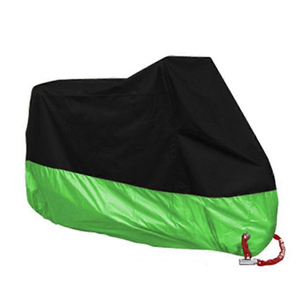 Capa de motocicleta UV anti chuva à prova d'água para cobertura de scooter cubre-Prata-Bom