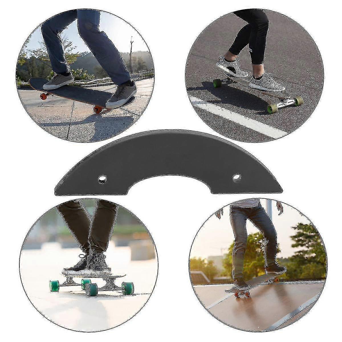 2Pcs Skateboard Pointer Skateboard Deck Guards Head Protector Universal Board Longboard Protection Board