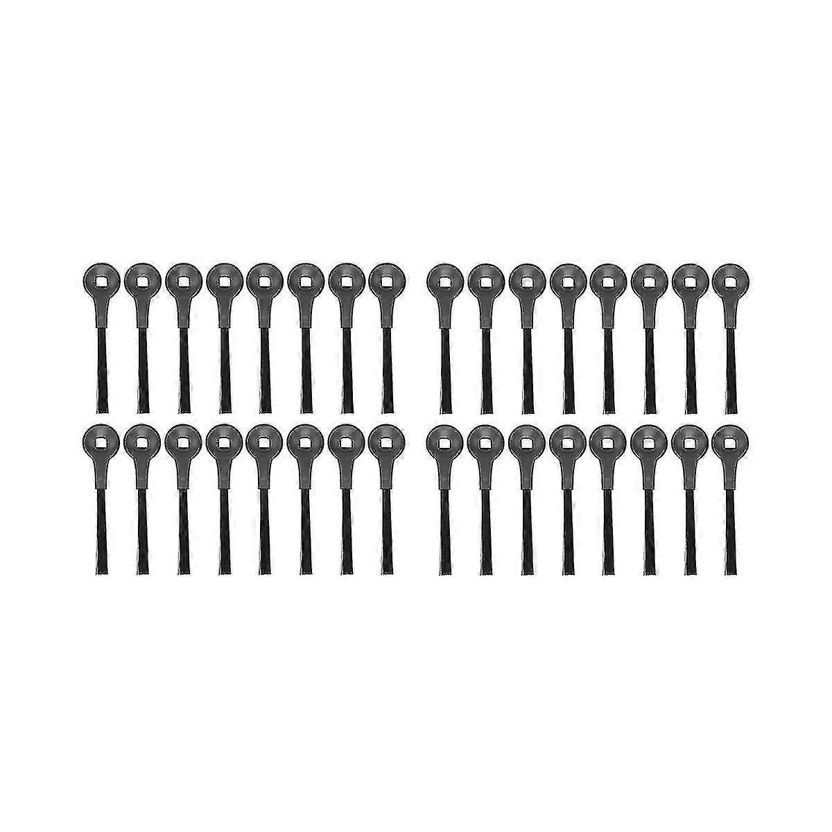 32pcs Side Brushes Replacement Part Suitable For Iq -empty Base Rv1001ae Robot Vacuum Cleaner