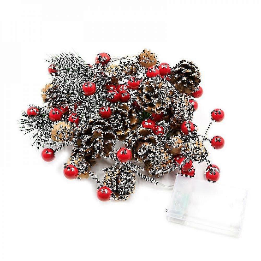 (2m)esfit Led Christmas Decoration Light Pine Cone Pine Needle Decoration Light String