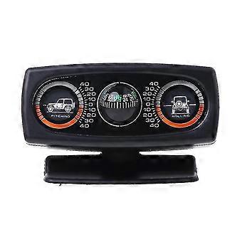 3 In 1 Car Compass Inclinometer Angle Slope Level Meter Finder Gradient Balancer