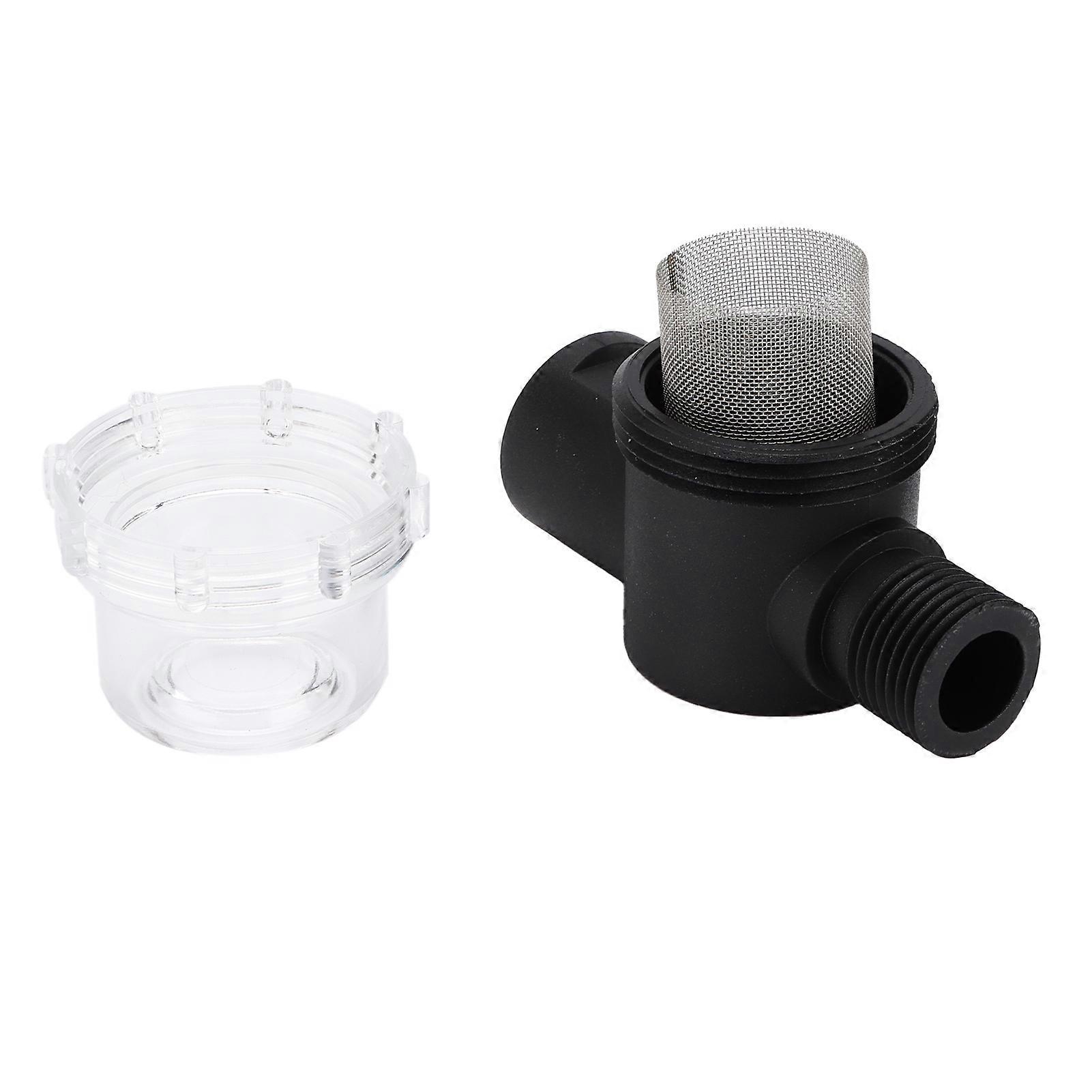 Water Pump Strainer 50 Mesh Stainless Steel Filter Screen with 1/2in TwistOn Pipe for RV