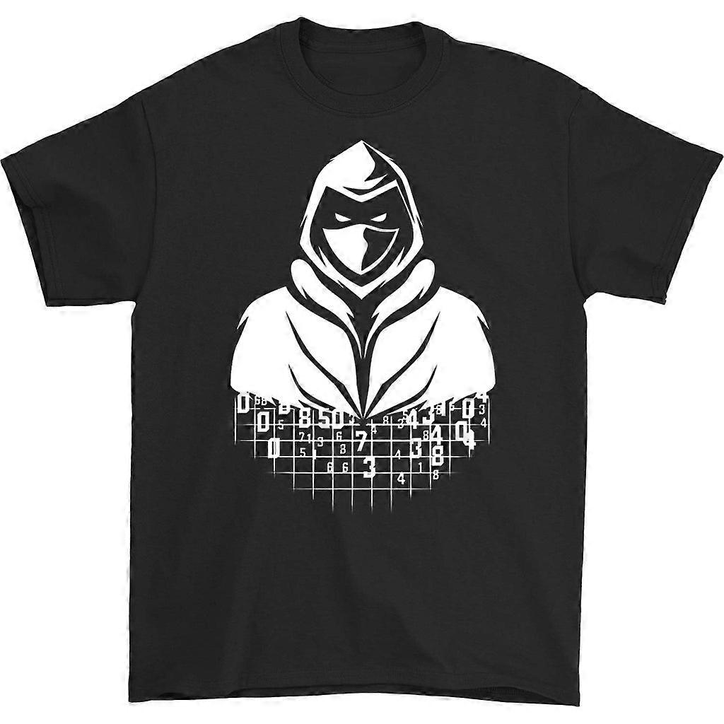 Cyber Hacker Siluet Tişört