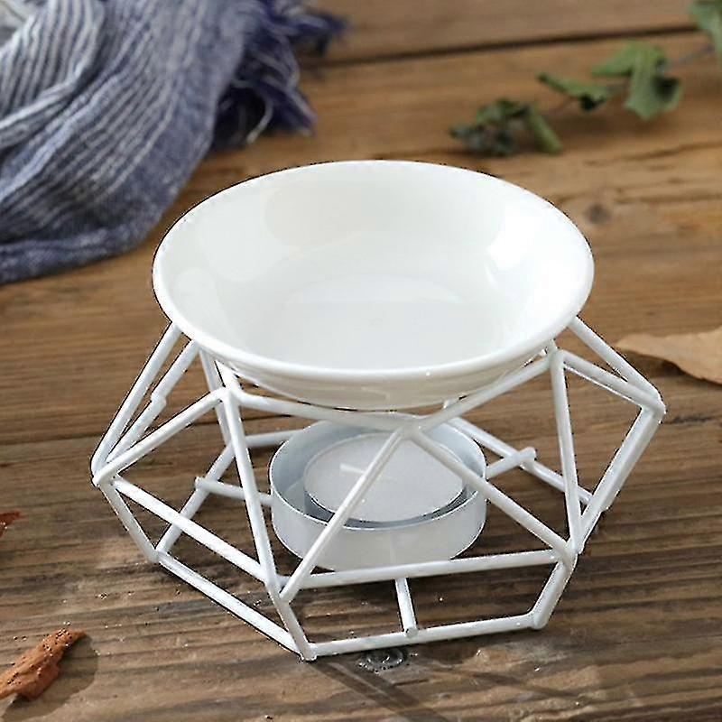 Durable Geometric Fragrance Essential Oil Burner Incense Diffuser Warmer Tools