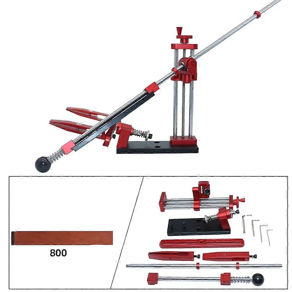 360 Rotation Flip Fixed-Angle Knife Sharpening Kit -Professional Knife Sharpener with Whetstones -Abrasive Holding System Tools