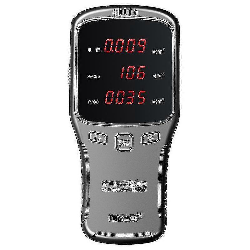Digital Formaldeyde Detector D Mon Hcho Tvoc Pm1.0 Pm2.5 Pm10 Detector Functal Gas Yzer
