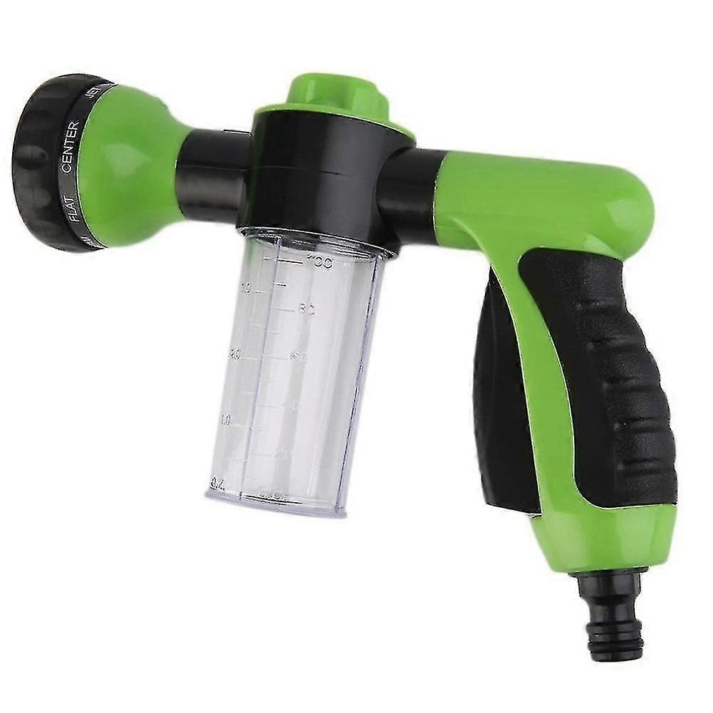 Trixes Garden Hose Attachment Spray Gun Nozzle With Reservoir For Soap/fertiliser