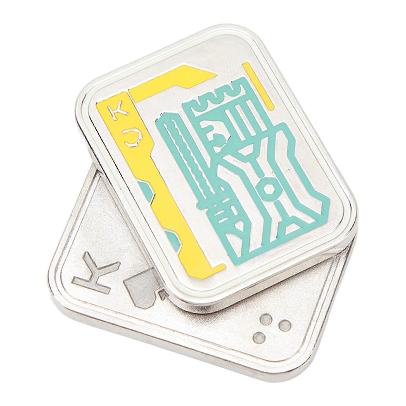 Metal Haptic Push Card Slider Toy for Adults Fingertip Relief Stress Anxiety Luminous Magnetic Slider