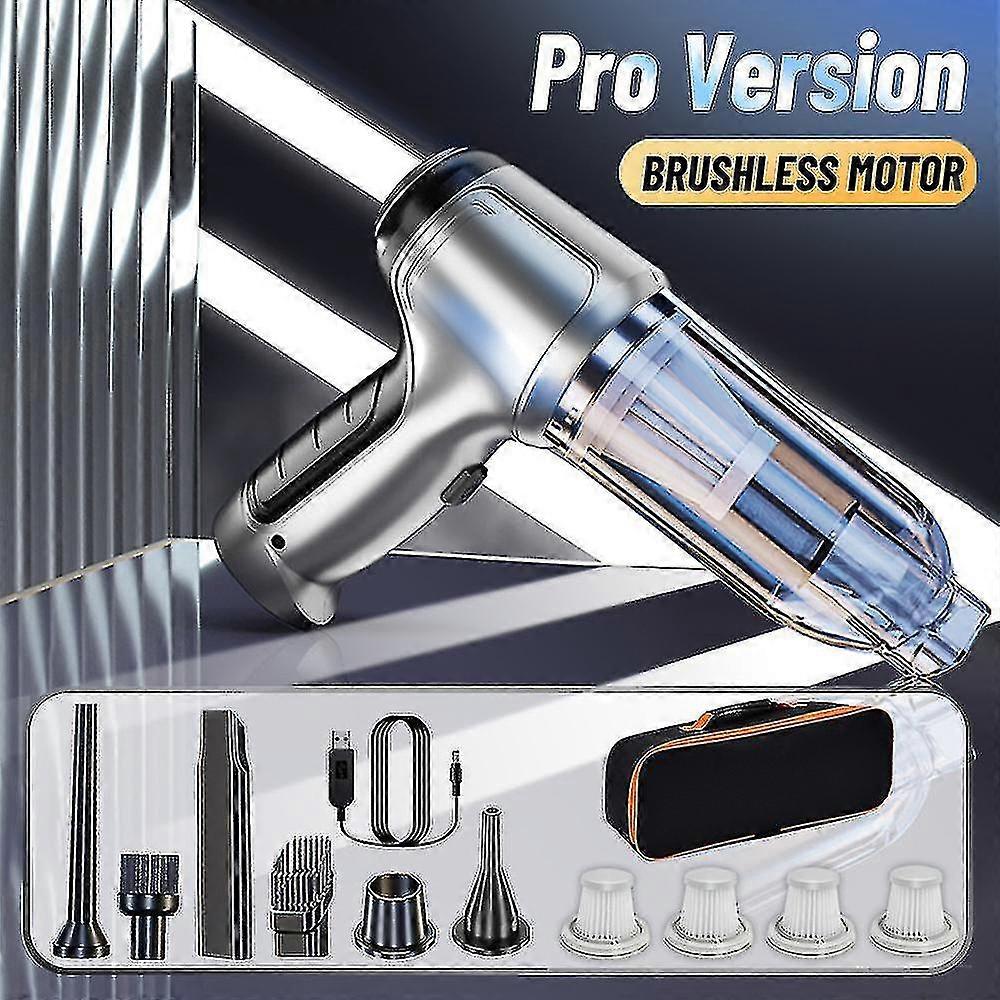 Aspirapolvere per auto 95000PA Potente macchina per la pulizia portatile senza fili Aspirapolvere portatile ad aspirazione forte per auto e casa Bo...