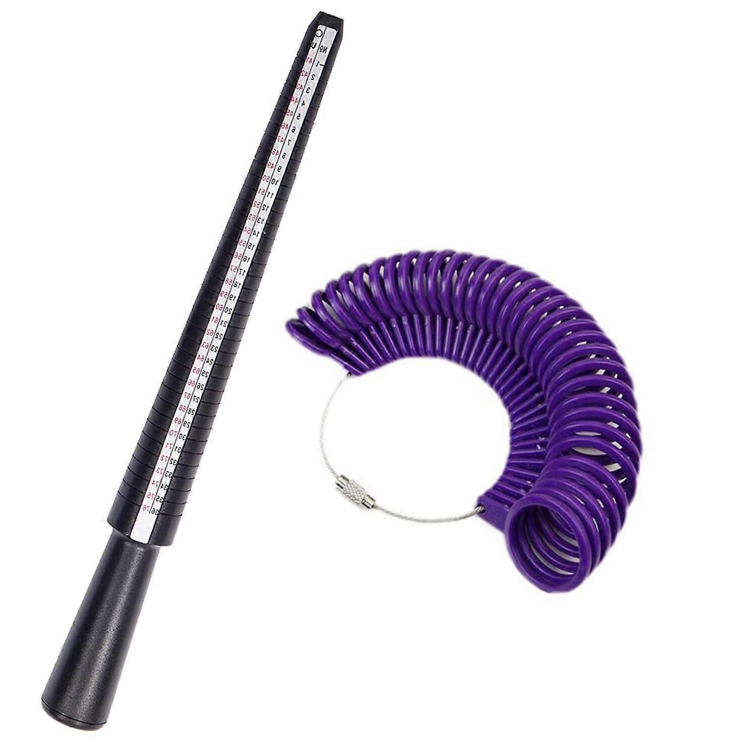 thumbnail image 2 of Ring Sizer Measuring Kit – Finger Measurement Scale Stick Tool For Jewelry Sizing (UK Sizes) 2 of 6