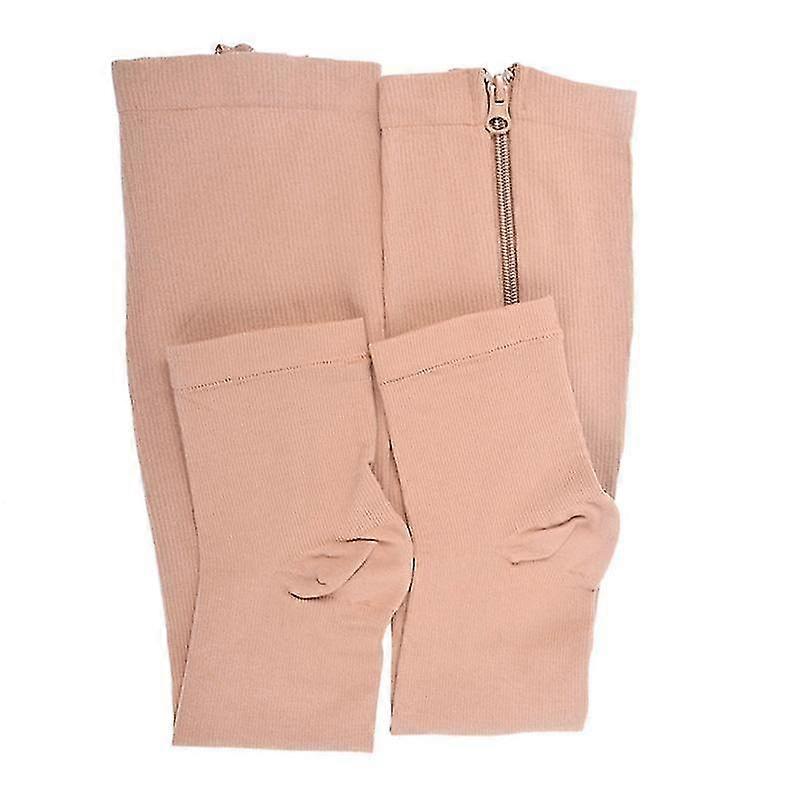 Women's Zipper Socks Can Prevent Varicose Veins By Functional Caompression Thin Sleeping Leg Socks
