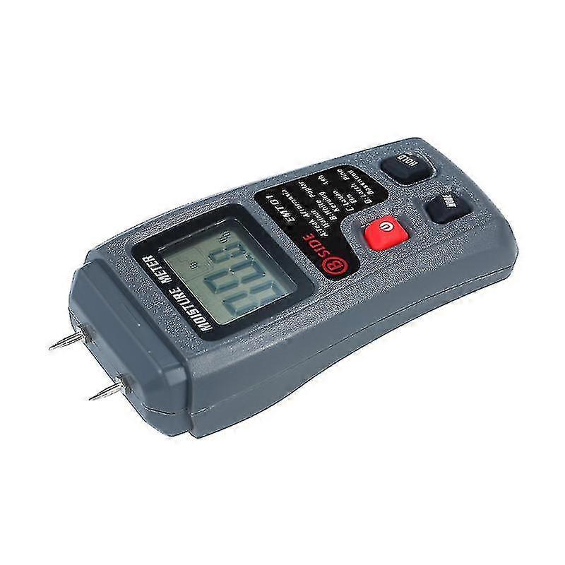 Wood Moisture Test Moisture Meter 4 Modes Portable Hygrometer Pin Type Timber Humidity Instrument Handheld Water Leak Detector Lcd Display