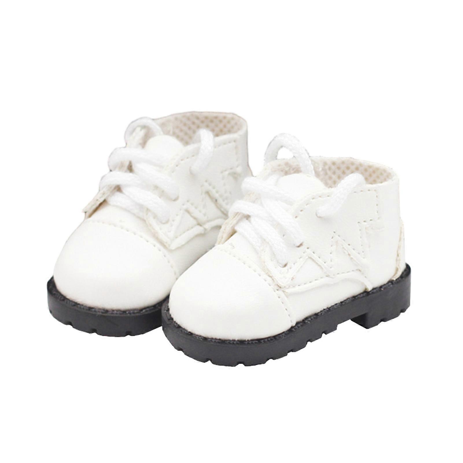 1 Pair 20cm Color Matching Doll Shoes Soft Highly Simulated Mini Shoes Fine Workmanship Doll Shoes