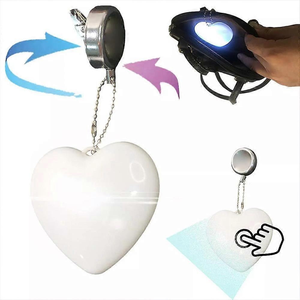 Purse Glow Heart Light, LED Automatic Sensor Glowing Heart Shaped Handbag Lights