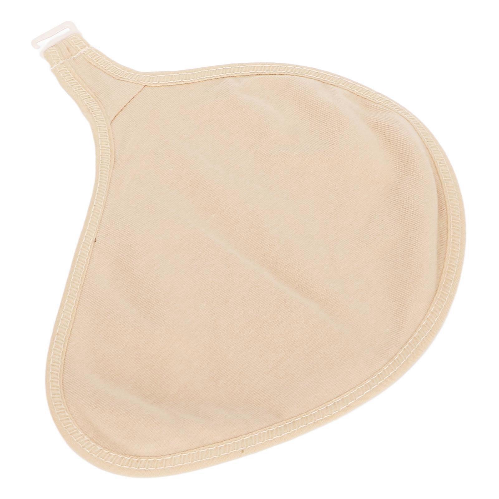 Housse de protection en silicone pour prothèse de mastectomie en coton doux Sac de couverture pour prothèse de mastectomie droite