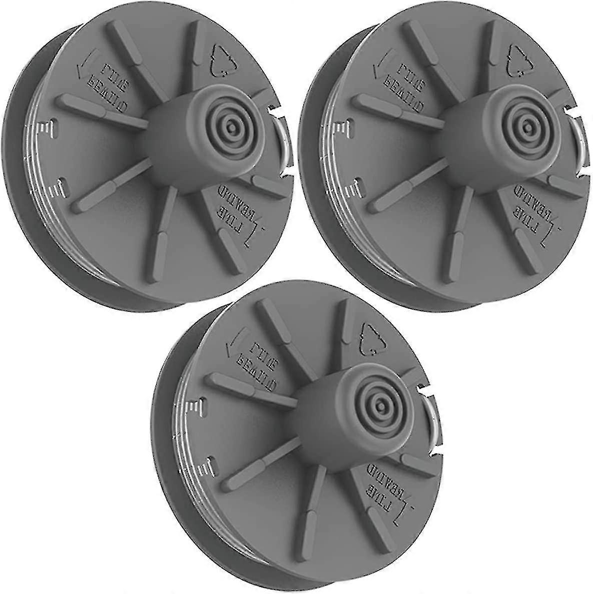 Gardena Trimmer Line Spool, 3 Pieces Spool For Turbo Grass Trimmer 5307-20 Cord 6m Grass Trimmer Replacement Spool For Gardena